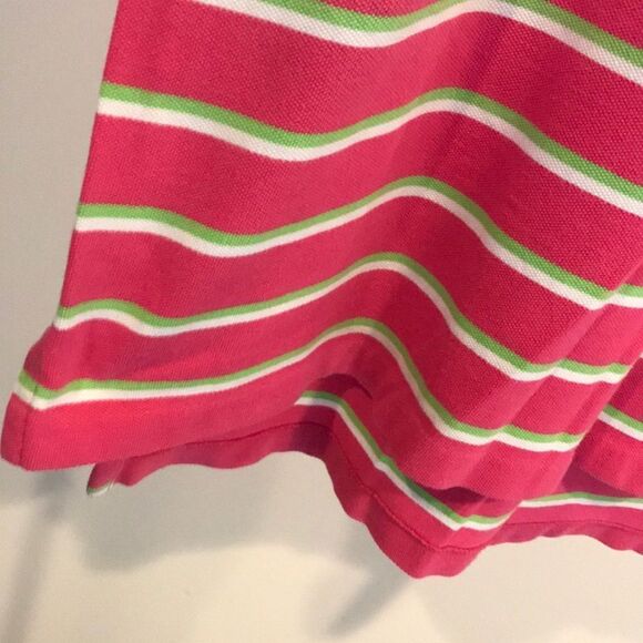 Ralph Lauren Polo Bright Pink Stripe Polo - Size M - Picture 6 of 7